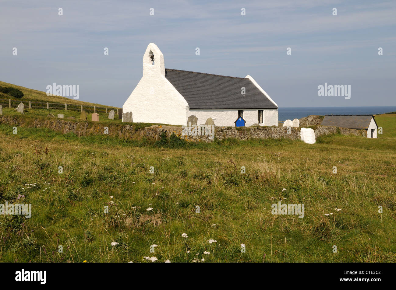 Mwnt The Church of the Holy Cross Cardigan Bay Ceredigion Wales Cymru