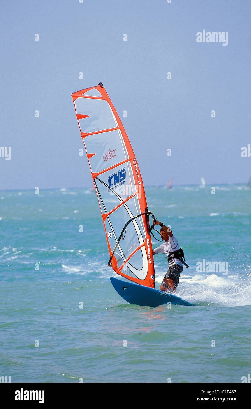 Dominican Republic, Puerto Plata province, windsurf Stock Photo Alamy