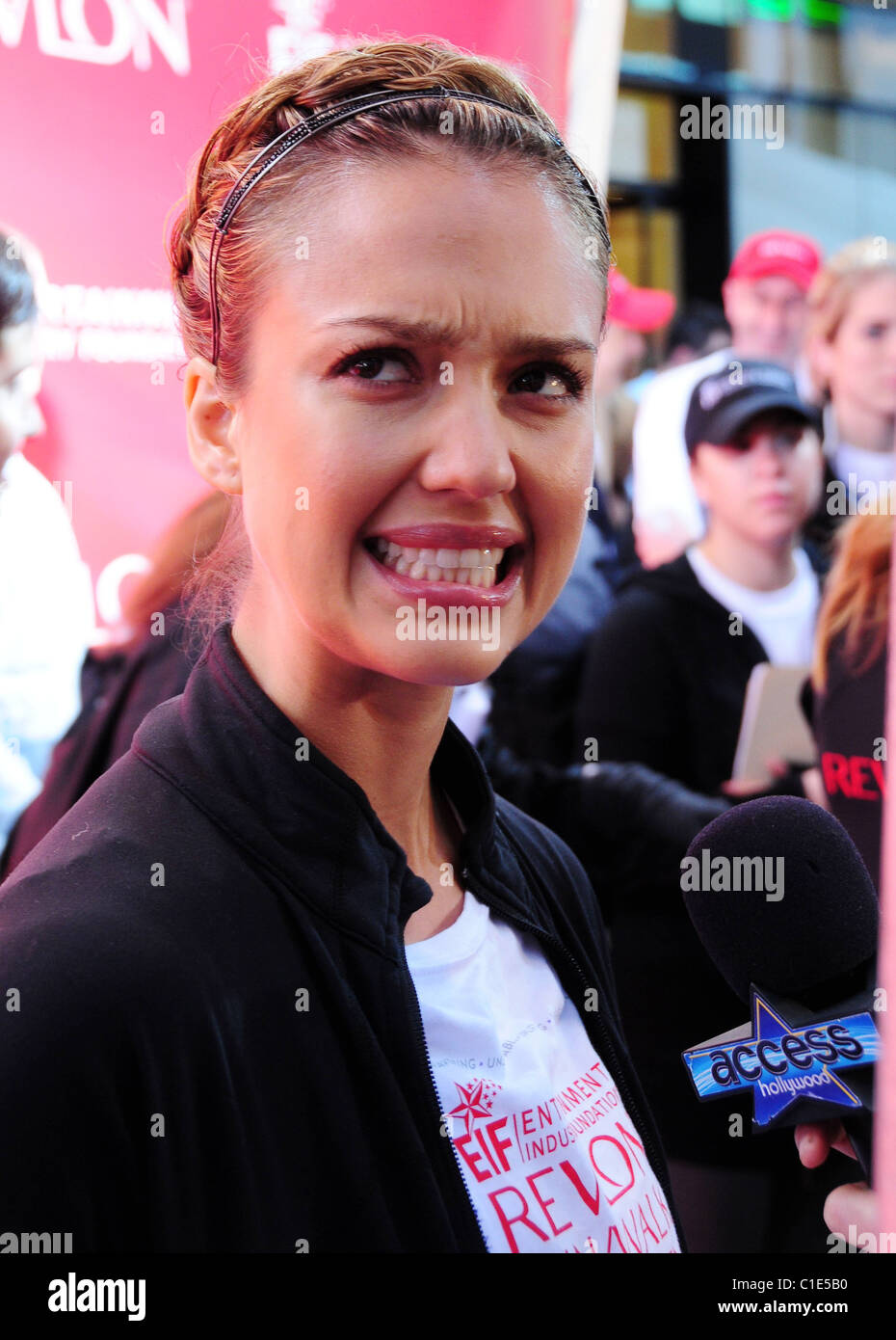 Jessica Alba 12th Annual EIF Revlon Run/Walk For Women at Times Square ...