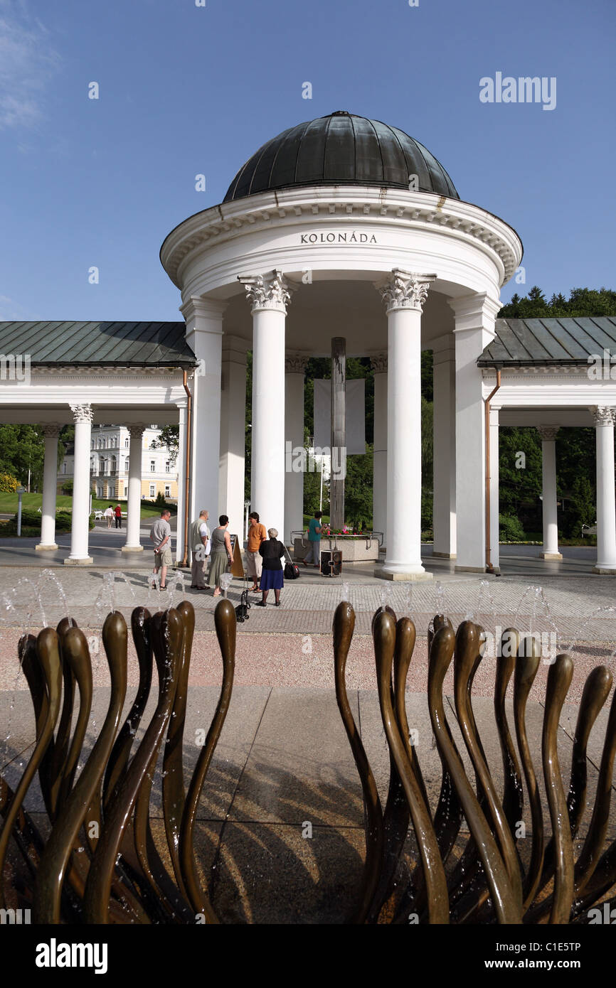 Czech colonnade spring water spa hi-res stock photography and images ...