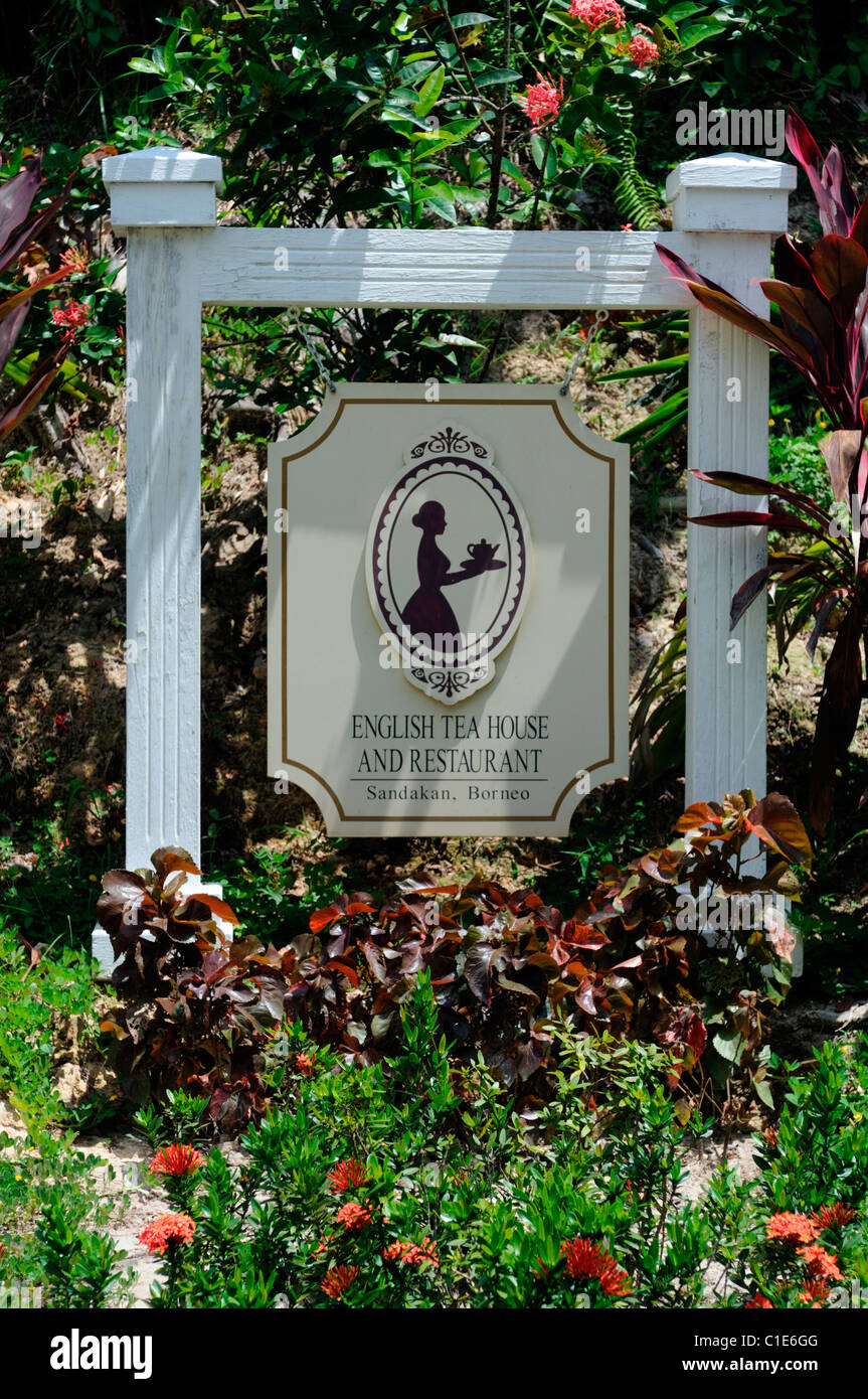 English tea house and restaurant sandakan Malaysian Borneo Malaysia