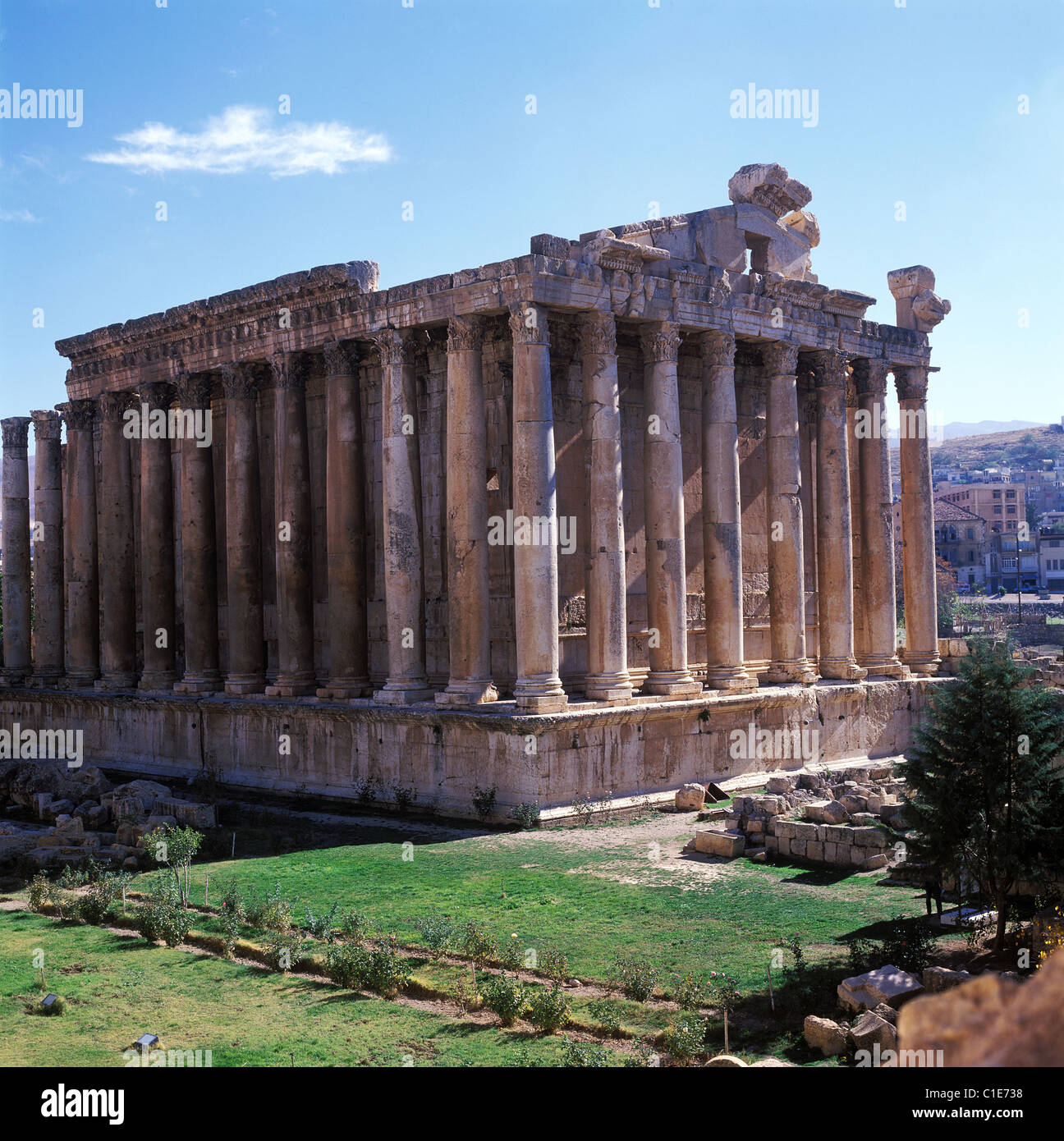 Lebanon, Bekaa Valley, Baalbek, archeological site Stock Photo Alamy