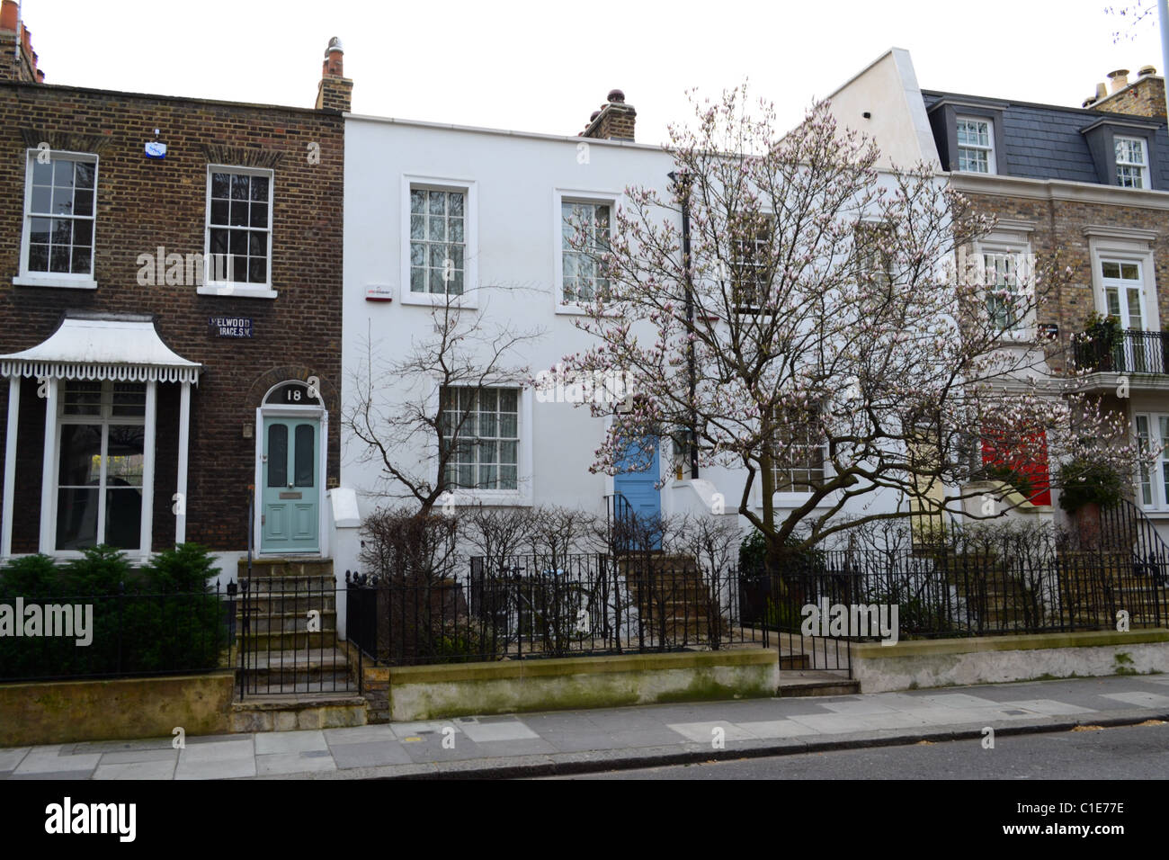 Romantic traditional terrace houses in Kensington & Chelsea, West