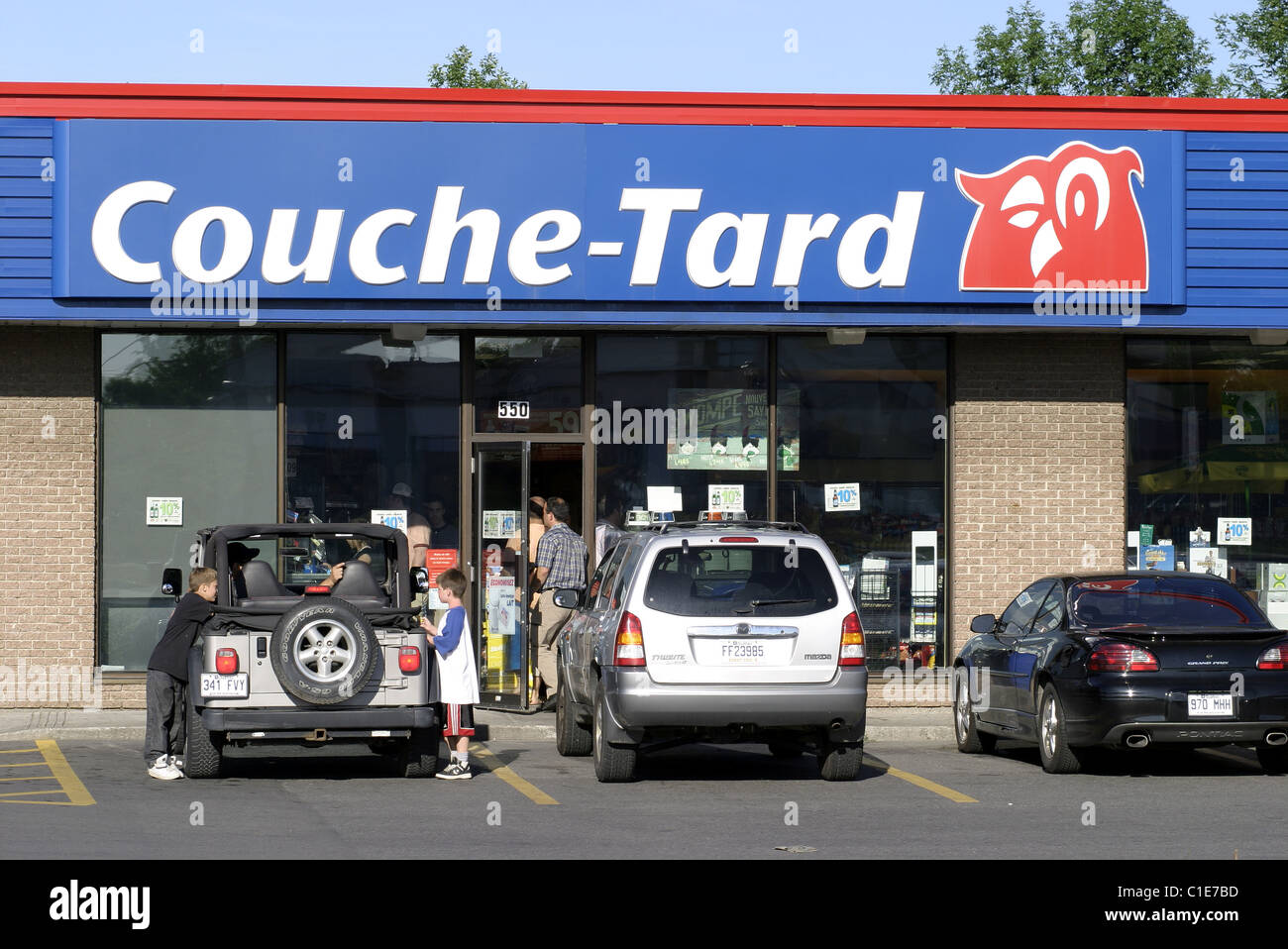 Canada, Quebec Province, Laval, Depanneur (Grocery store Stock Photo