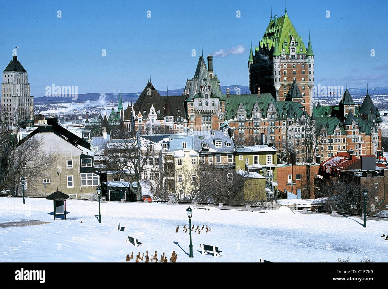 Canada Quebec Province Quebec City Old Town listed World Heritage by