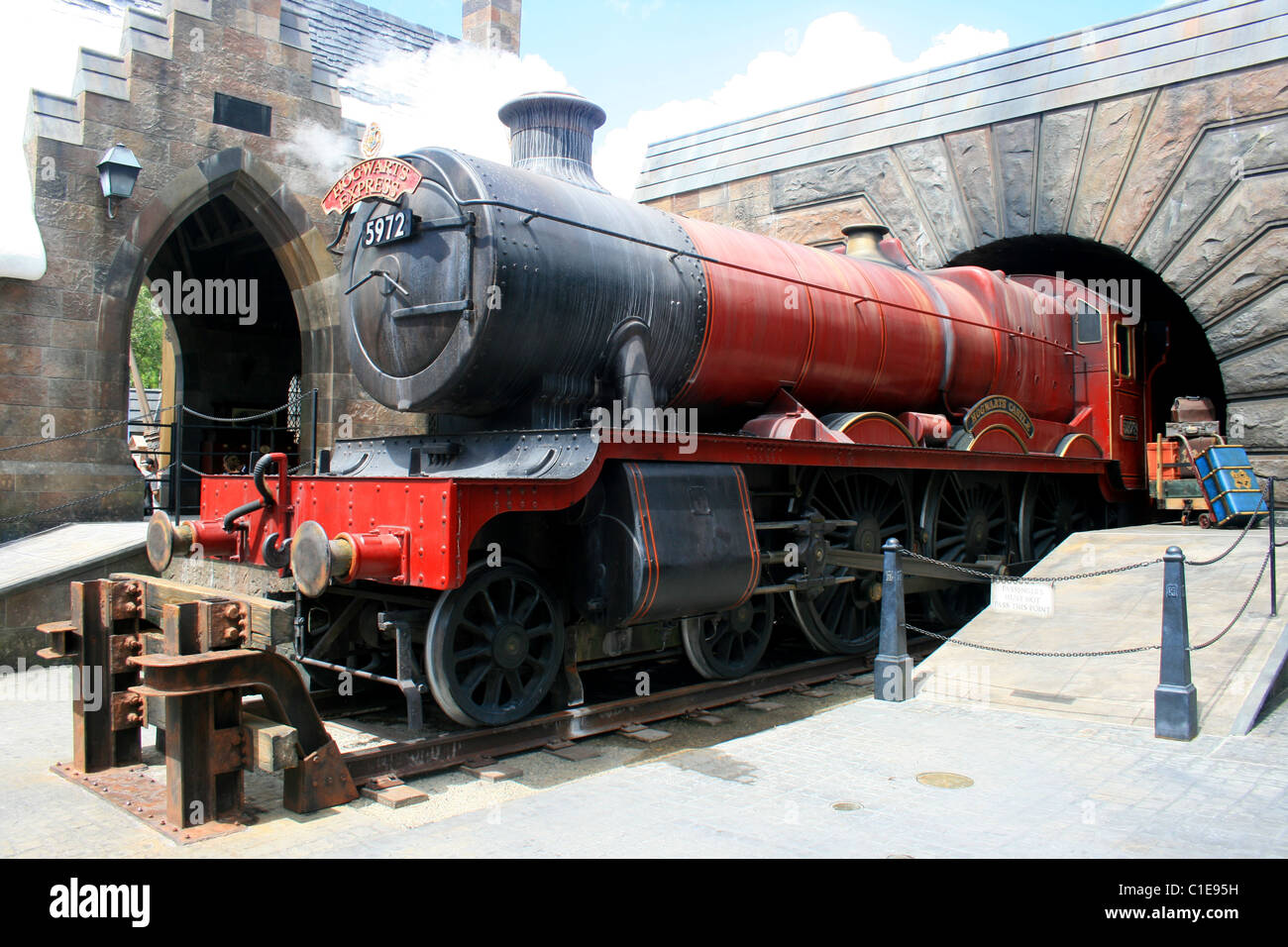 Harry Potter's Magical Steam Train Stock Photo Alamy