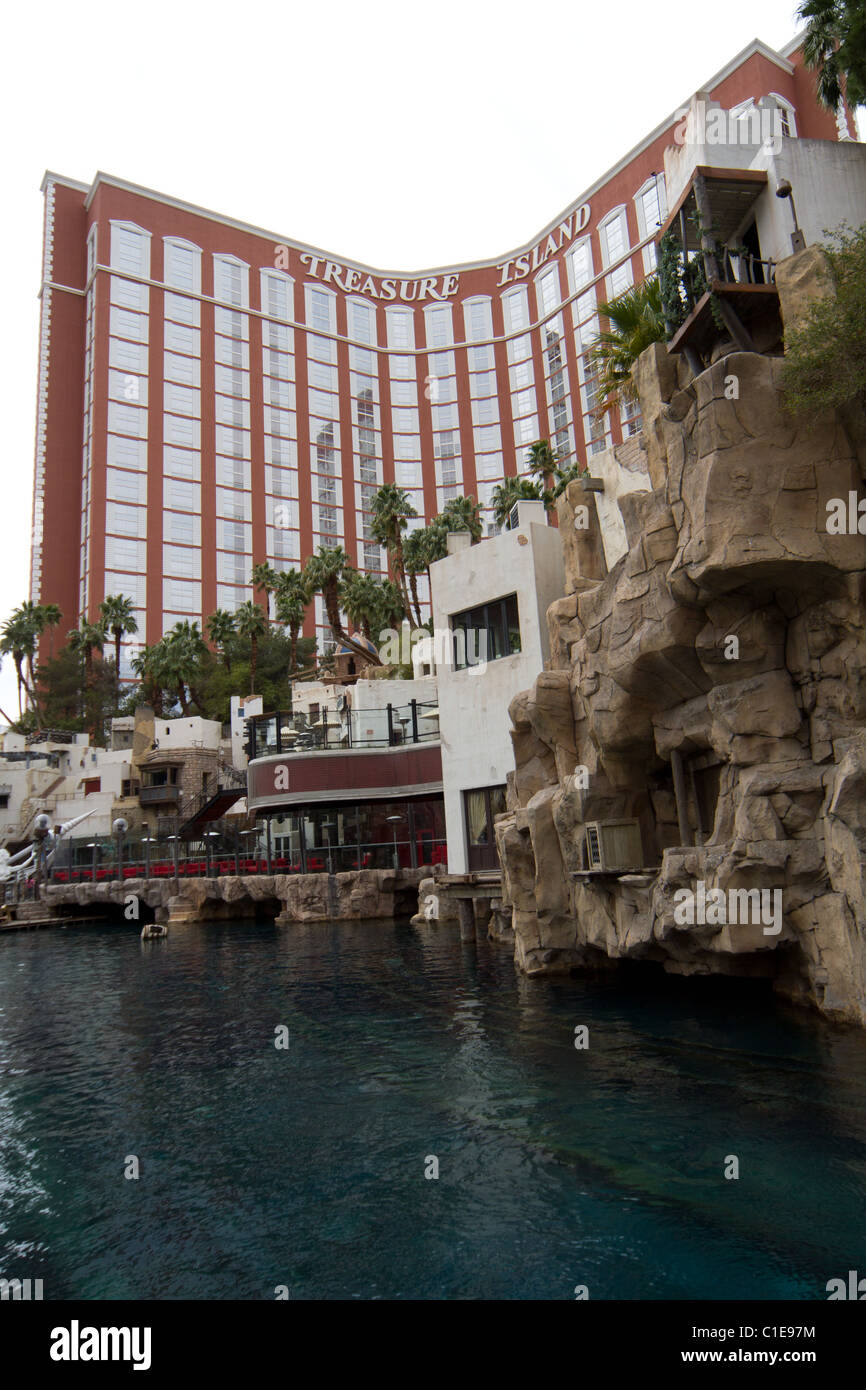 Treasure Island Hotel Las Vegas Stock Photo