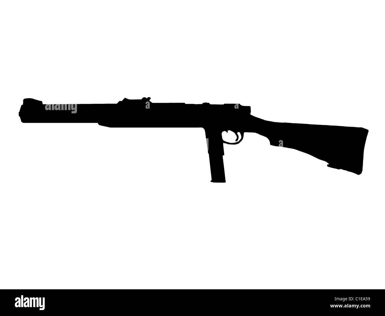 Light machinegun Black and White Stock Photos & Images Alamy