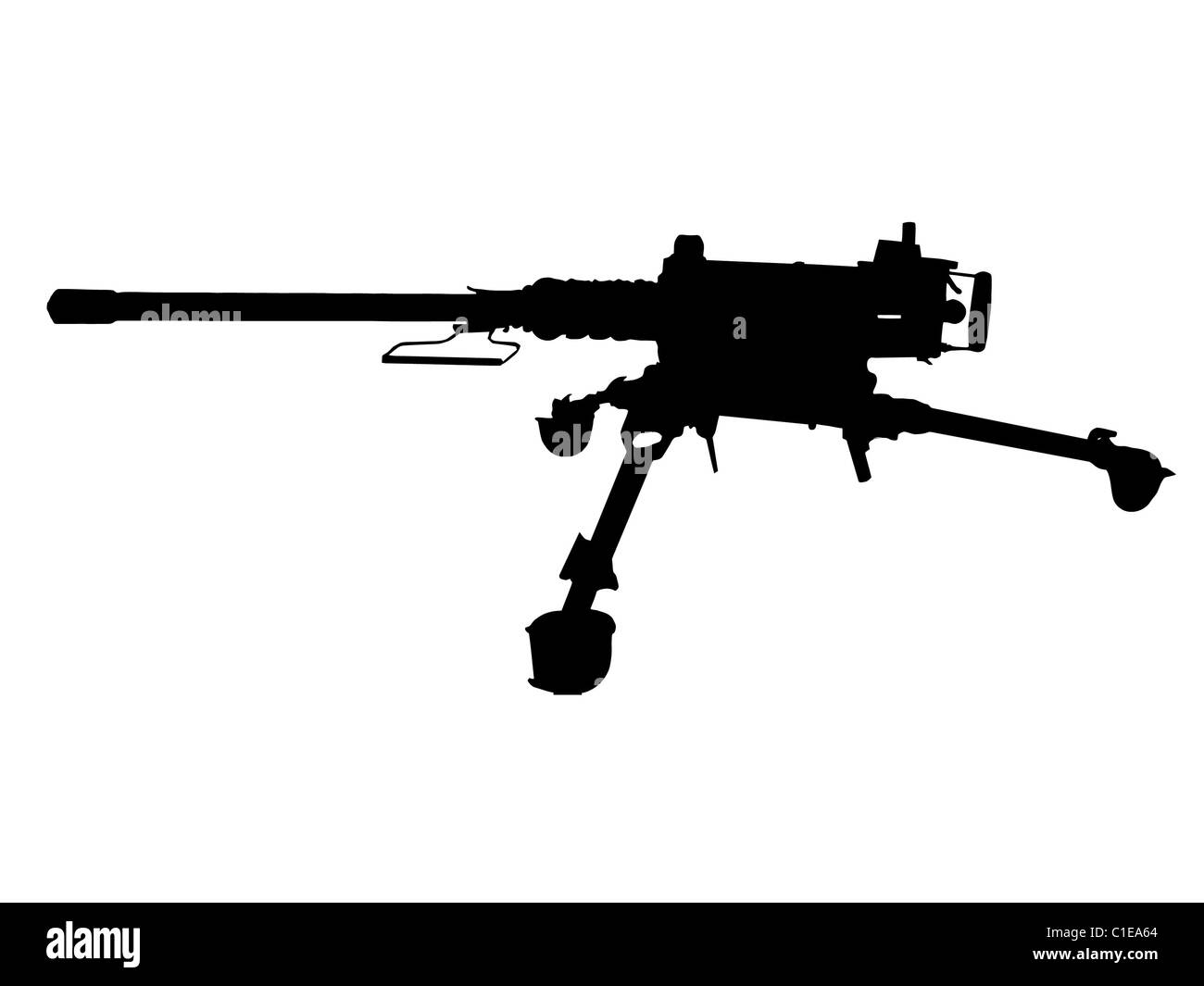 Browning machine gun world war Cut Out Stock Images & Pictures Alamy