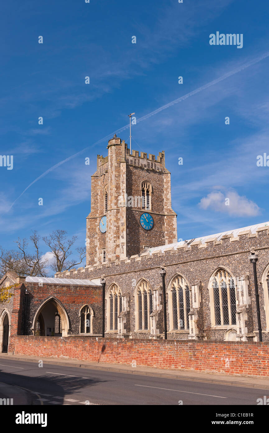The Aldeburgh parish church of St Peter and St Paul in Aldeburgh , Suffolk , England , Britain , Uk Stock Photo