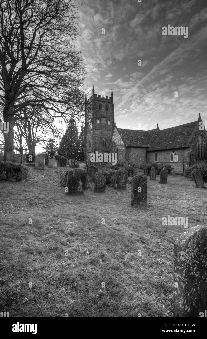 St Mary the Virgin church, St Briavels, Forest of Dean, UK. Stock Photo