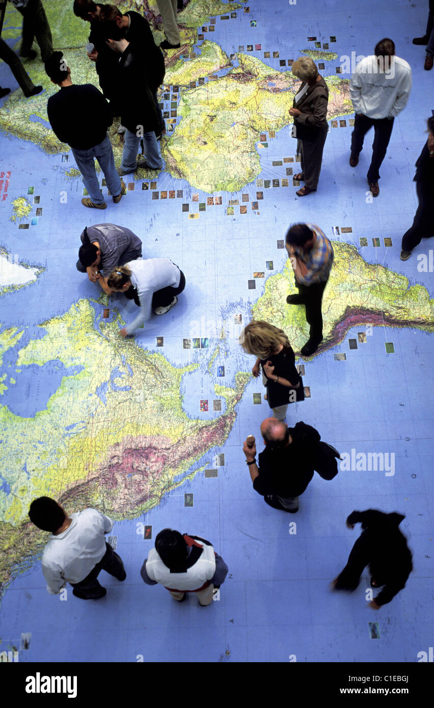 Germany, Berlin, Geographical exhibition Stock Photo