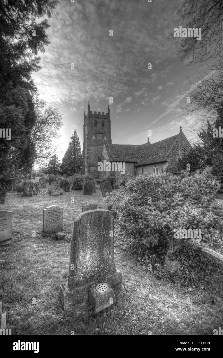St Mary the Virgin church, St Briavels, Forest of Dean, UK. Stock Photo