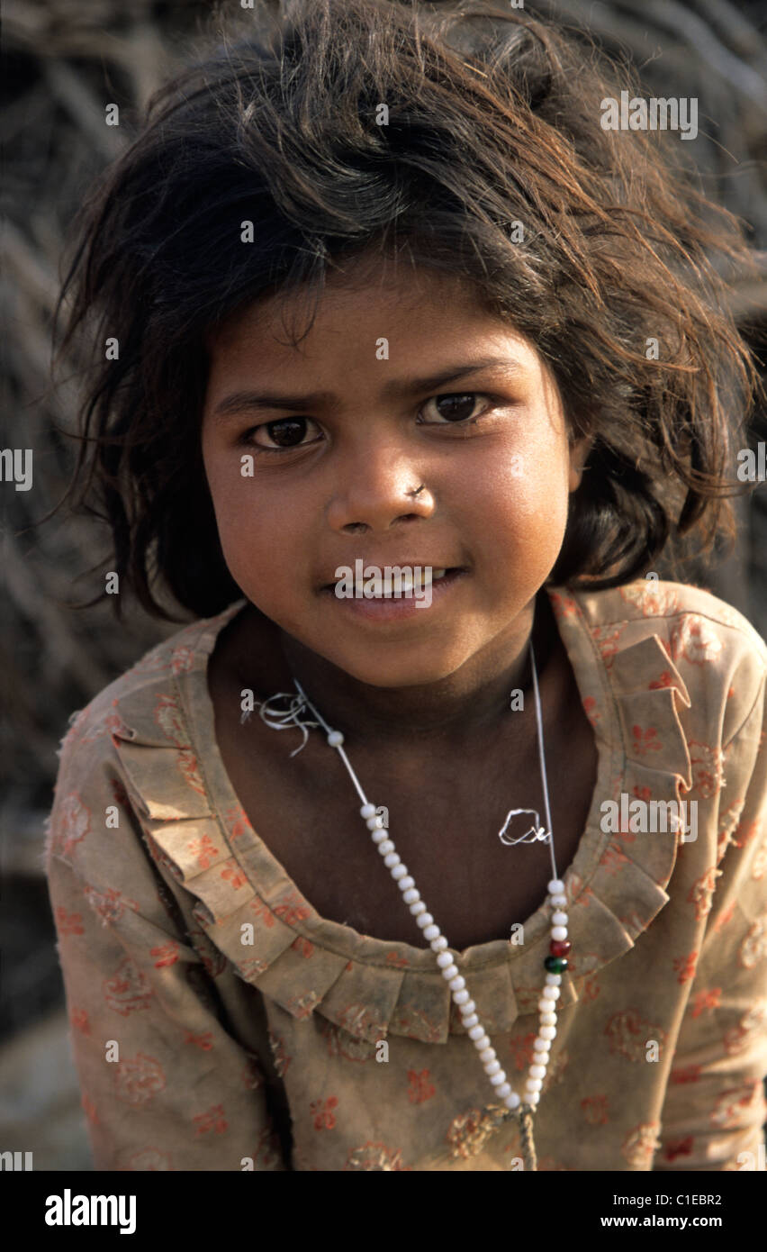 Tribal girl from Rajasthan, India Stock Photo - Alamy