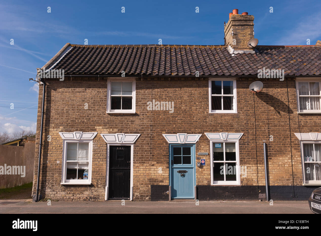 A self catering holiday cottage in Aldeburgh , Suffolk , England , Britain , Uk Stock Photo