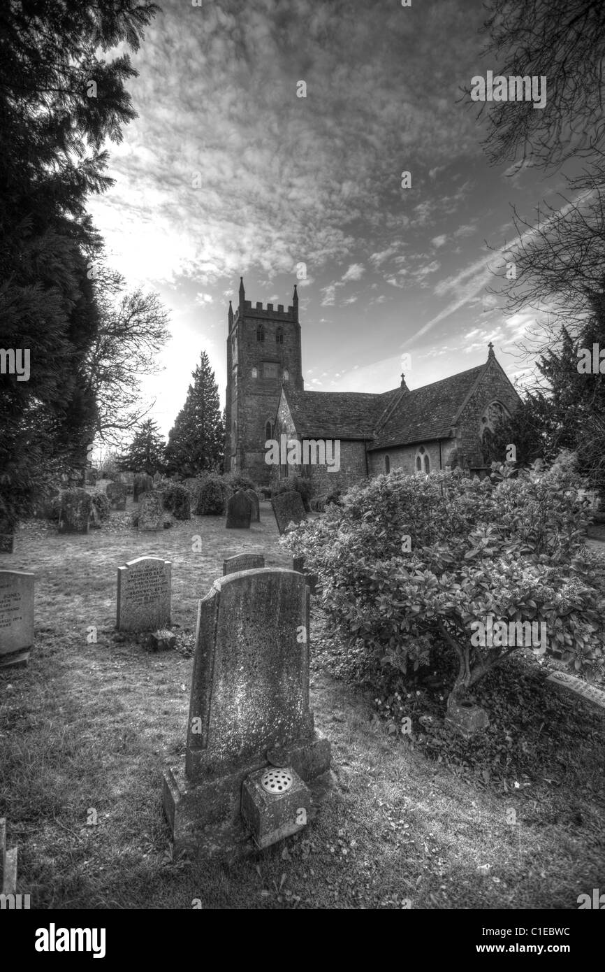 St Mary the Virgin church, St Briavels, Forest of Dean, UK. Stock Photo