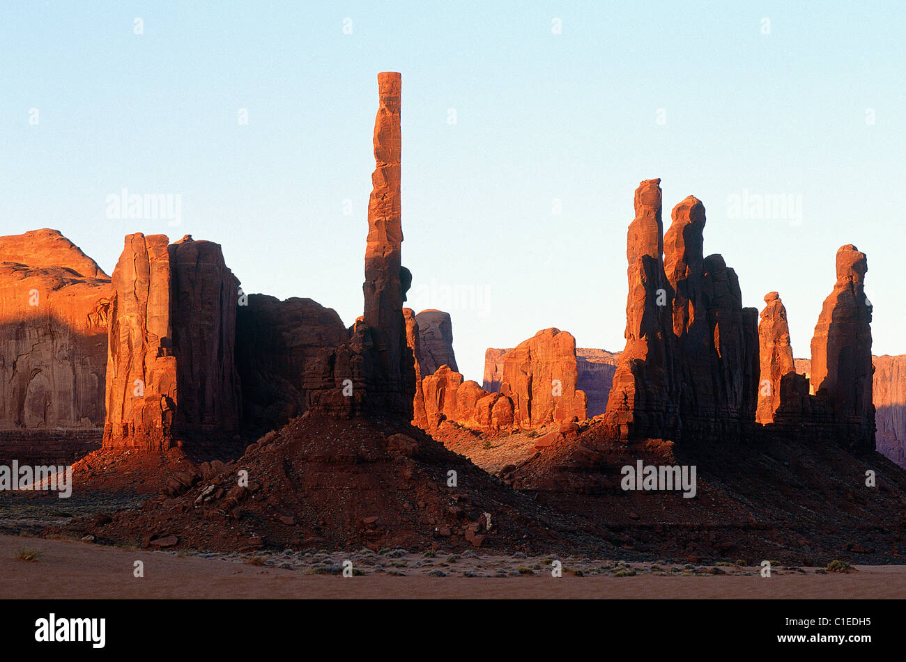 United States, Utah, the national park of Monument Valley Stock Photo