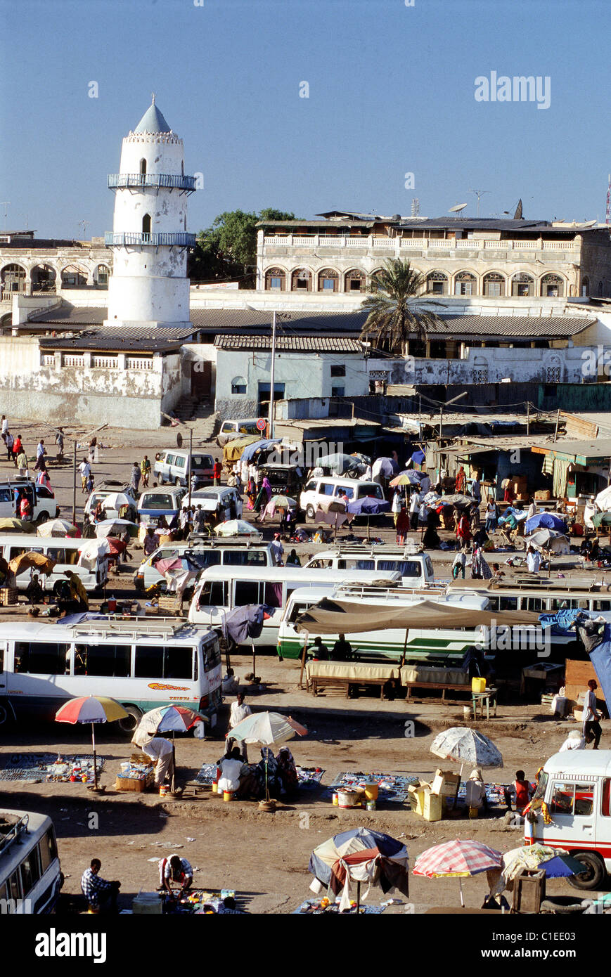 Djibouti, Djibouti city, Hamoudi mosque Stock Photo