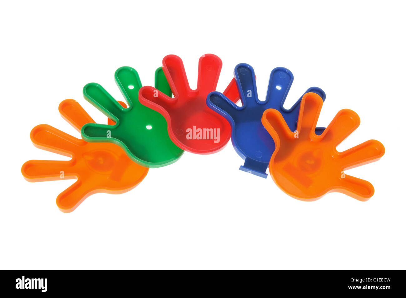 Plastic Toy Hands Stock Photo Alamy