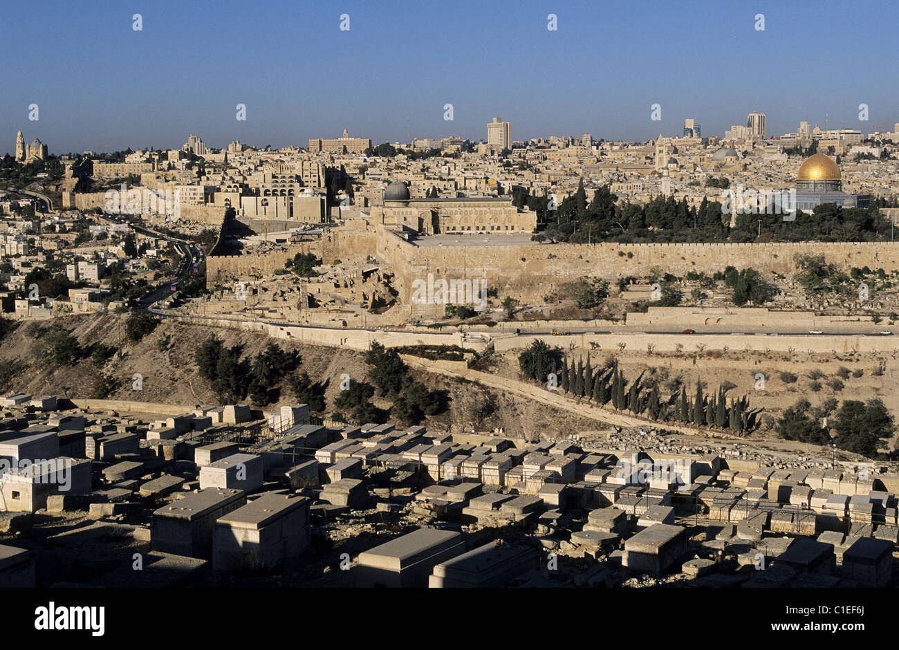 Panorama old town jerusalem hi-res stock photography and images - Alamy