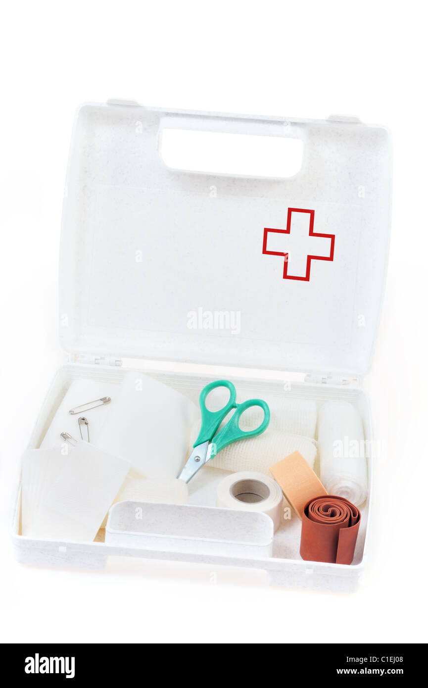 Open First Aid Box