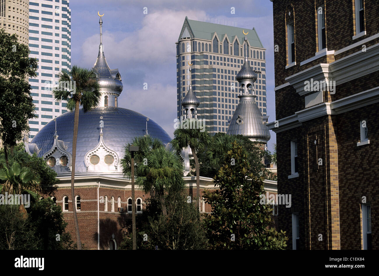United States, Florida, Gulf Coast, city of Tampa, Henry B Plant Museum university (former Tampa Bay Hotel) Stock Photo