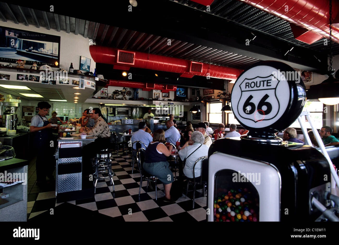 United States, Florida, Daytona Beach, Daytona Dinner (restaurant Stock