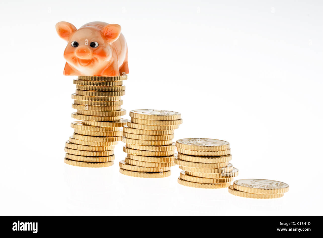 European coins old piles hi-res stock photography and images - Alamy