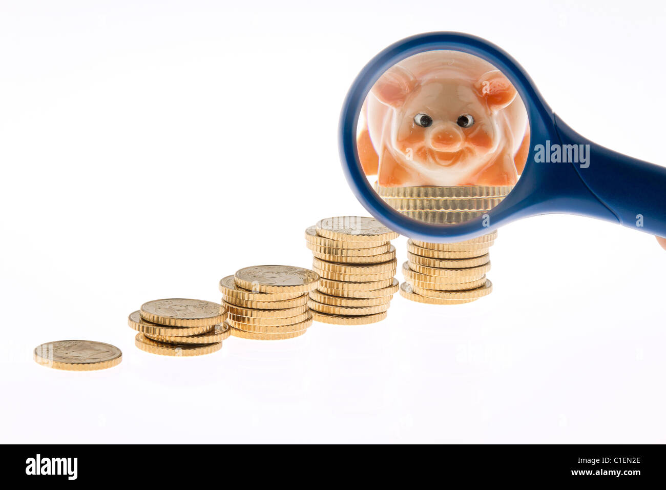 European coins old piles hi-res stock photography and images - Alamy
