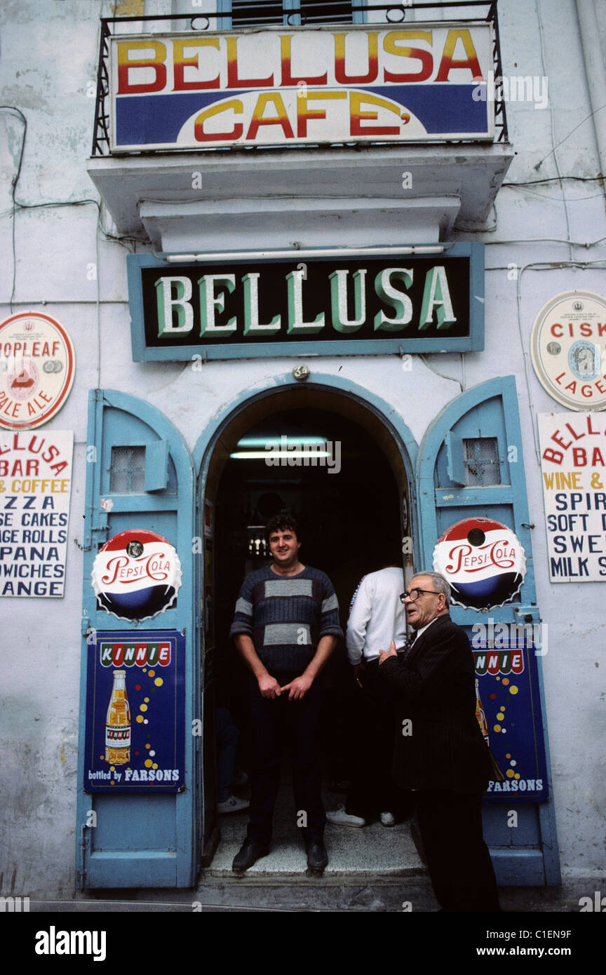 Malta, a cafe Stock Photo