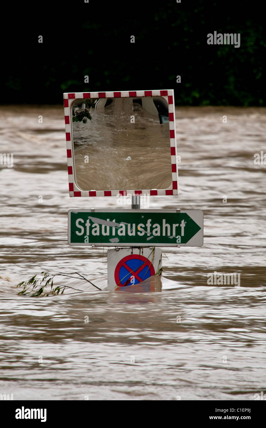 Flooding After Heavy Rain Stock Photo Alamy