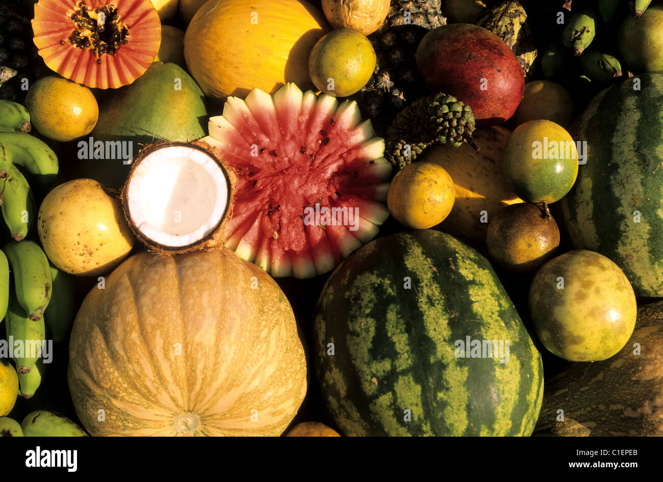 Brazil, tropical fruits Stock Photo