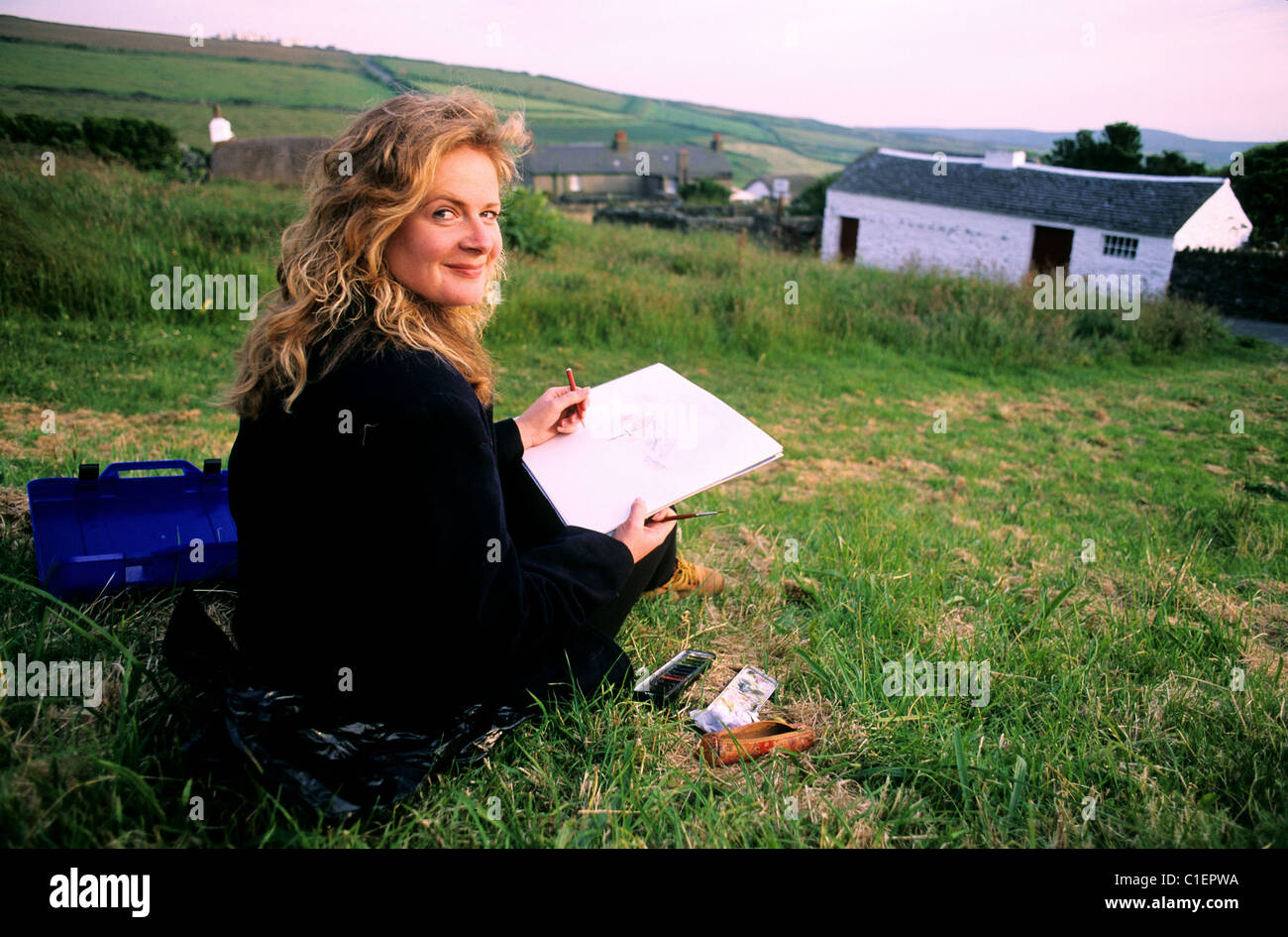 United Kingdom, Isle of Man Stock Photo