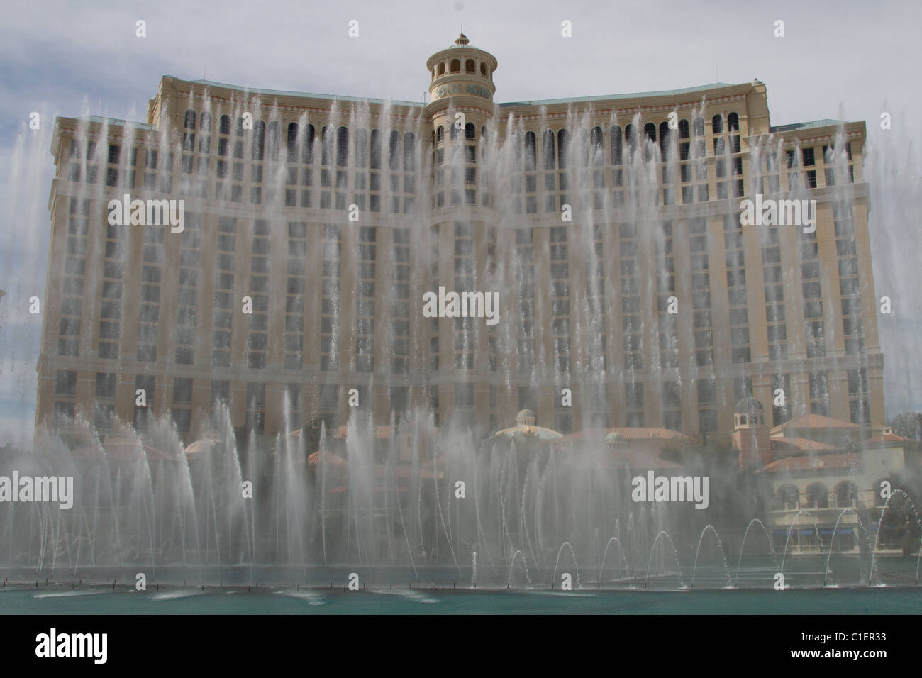 bellagio fountain show las vegas Stock Photo Alamy