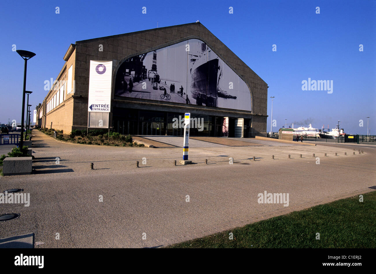 France Manche Cotentin Cherbourg museum Cite de la Mer (city of the sea) historic site where the France Manche Cotentin Cherbourg museum Cite de la Mer (city of the sea) historic site where the