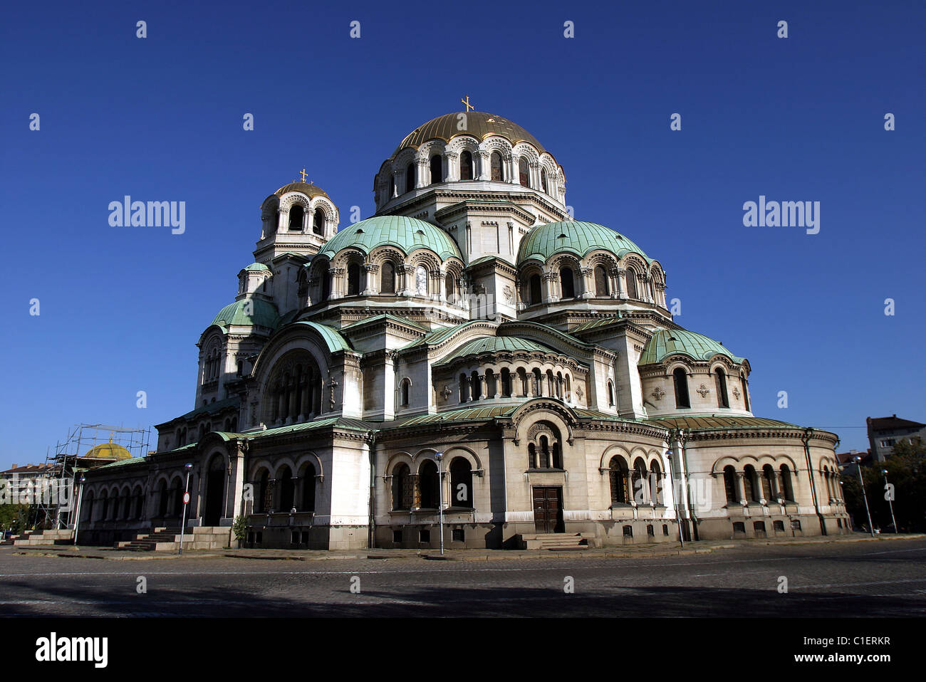 Bulgaria, Sofia city, Alexander Nevski Cathedral Stock Photo