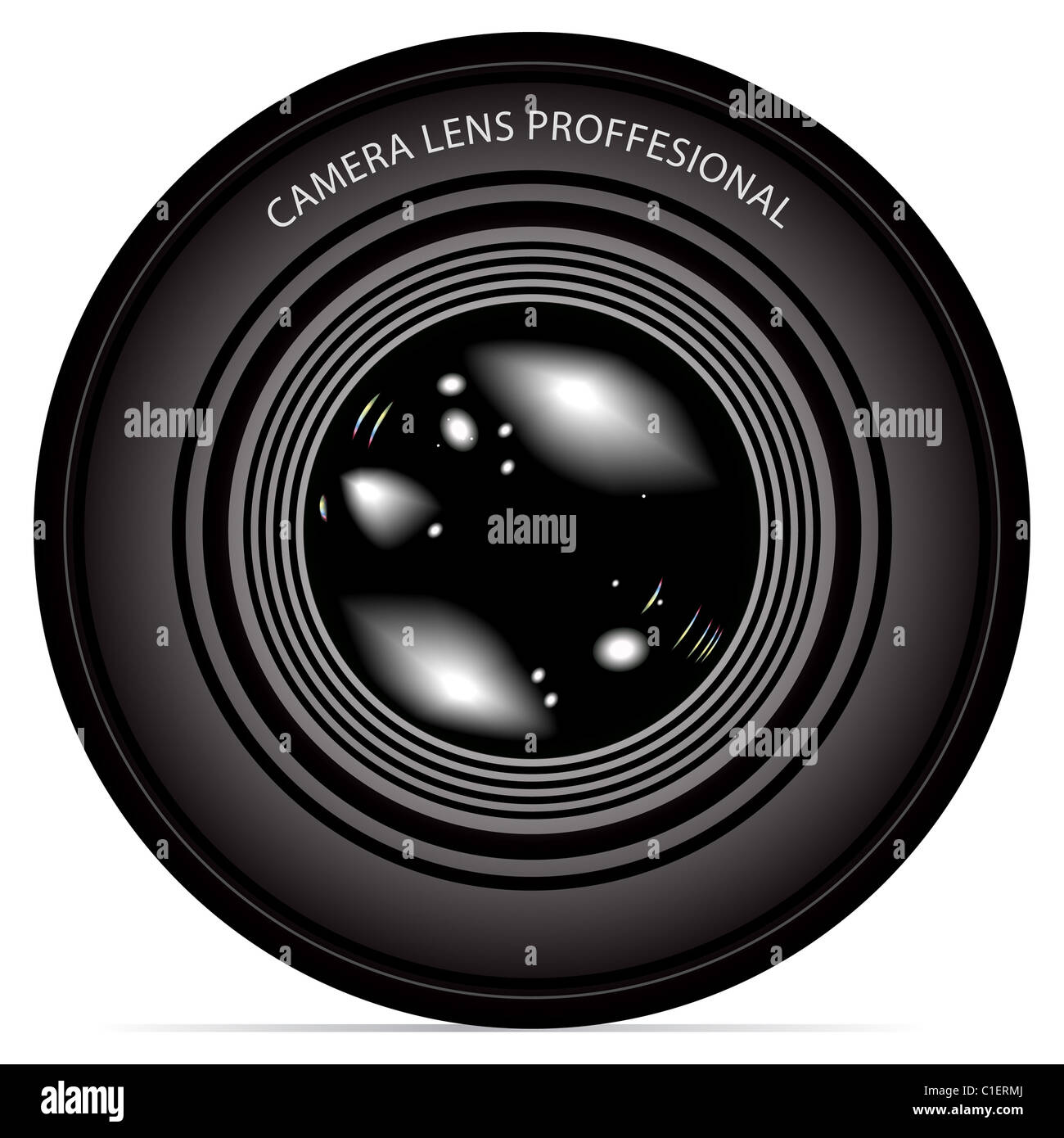 camera lens vector illustration Stock Photo Alamy