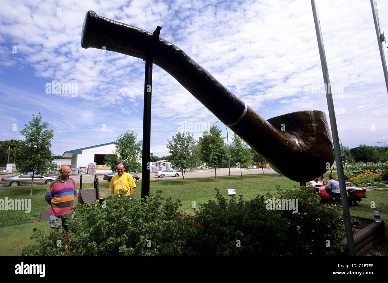 Canada, Manitoba, the Frenchspeaking village of Saint Claude and his