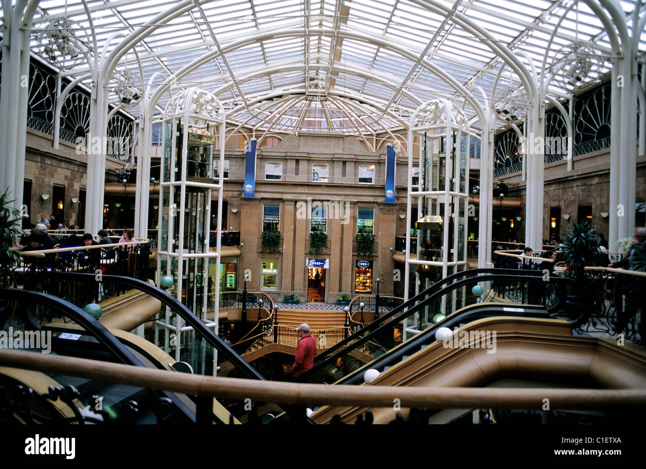 United Kingdom, Scotland, Glasgow, Princes Square, commercial centre built on the site of several ancient buildings Stock Photo