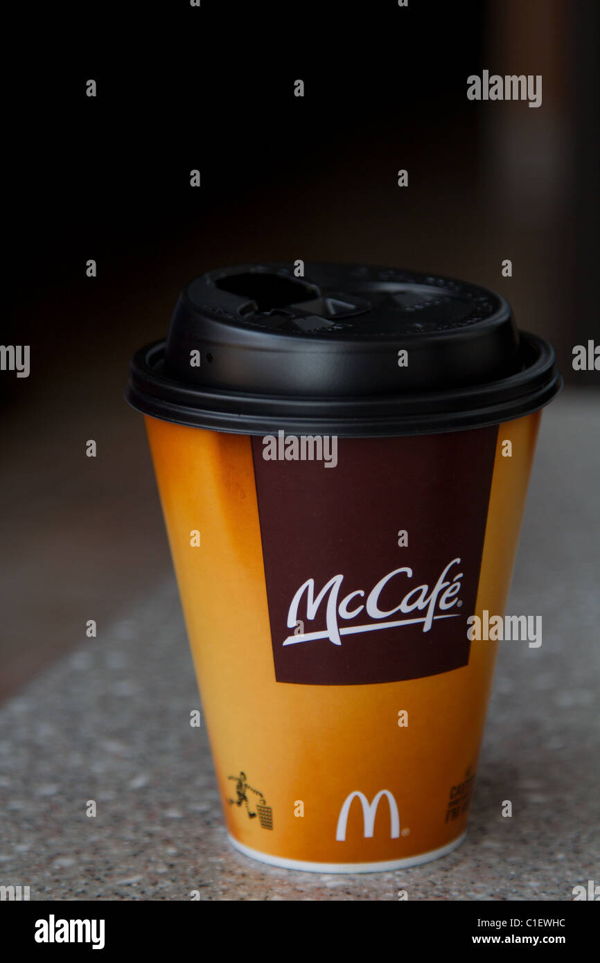 mcdonalds coffee cup Stock Photo Alamy