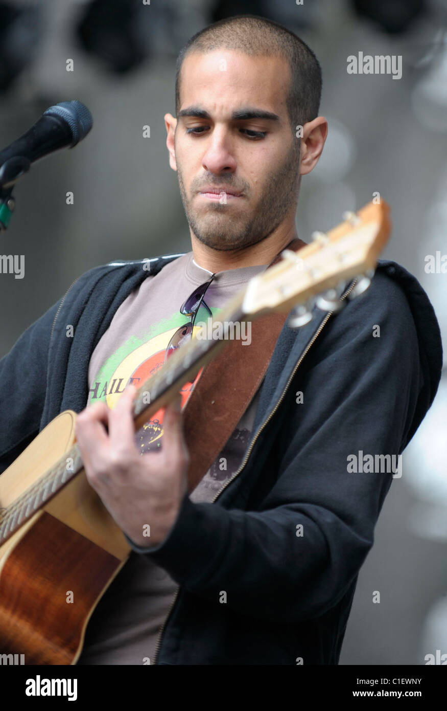 Chris Assaad performing live on stage at the 3rd annual Toronto Freedom ...