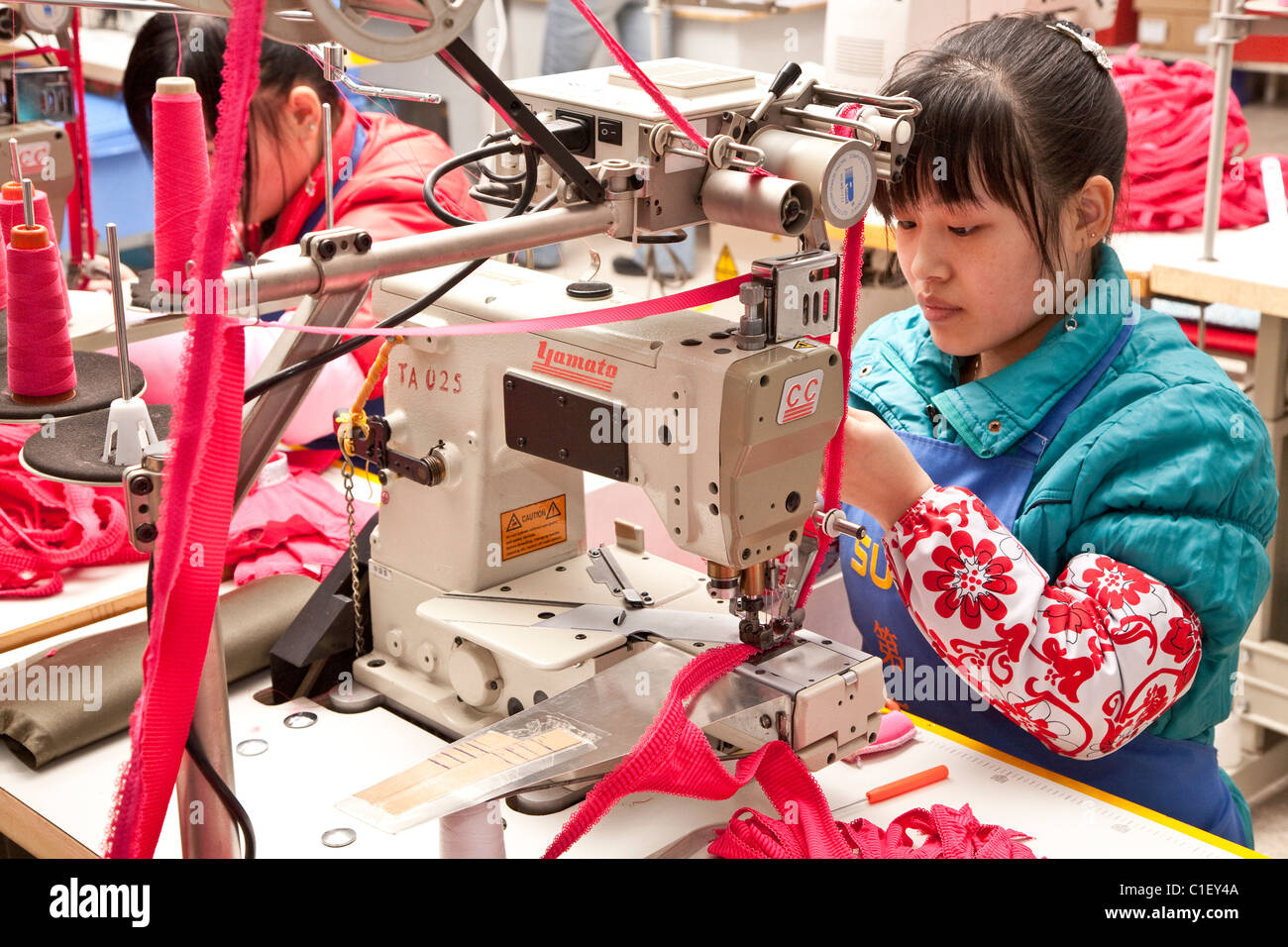 China Garment Factory Stock Photo Alamy