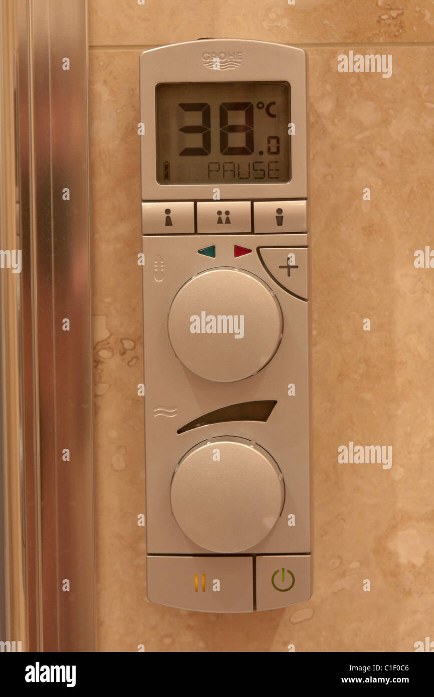 Thermostatic shower control hires stock photography and images Alamy