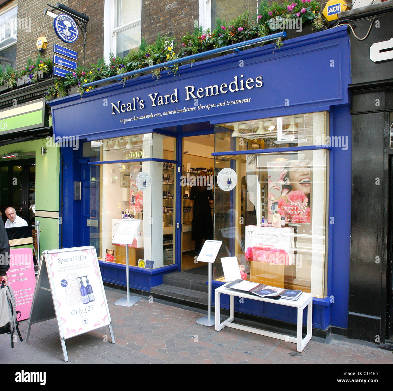 Neal's Yard Remedies store in Central London London, England - 11.05.09 Stock Photo