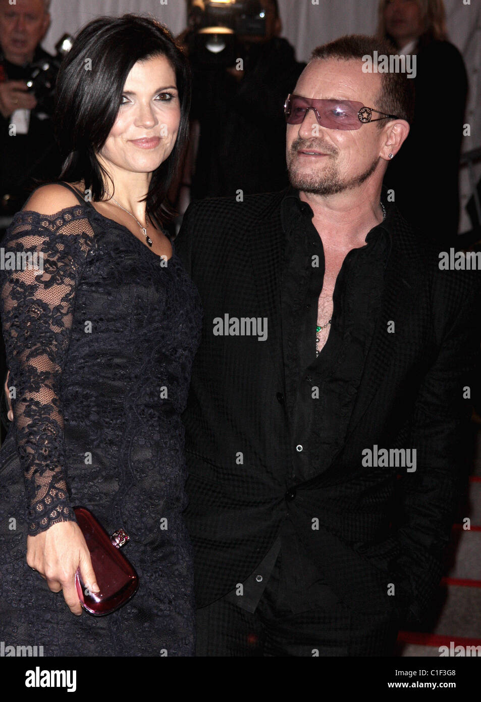 Ali Hewson and Bono 'The Model As Muse: Embodying Fashion' Costume Institute Gala at The Metropolitan Museum of Art - Arrivals Stock Photo