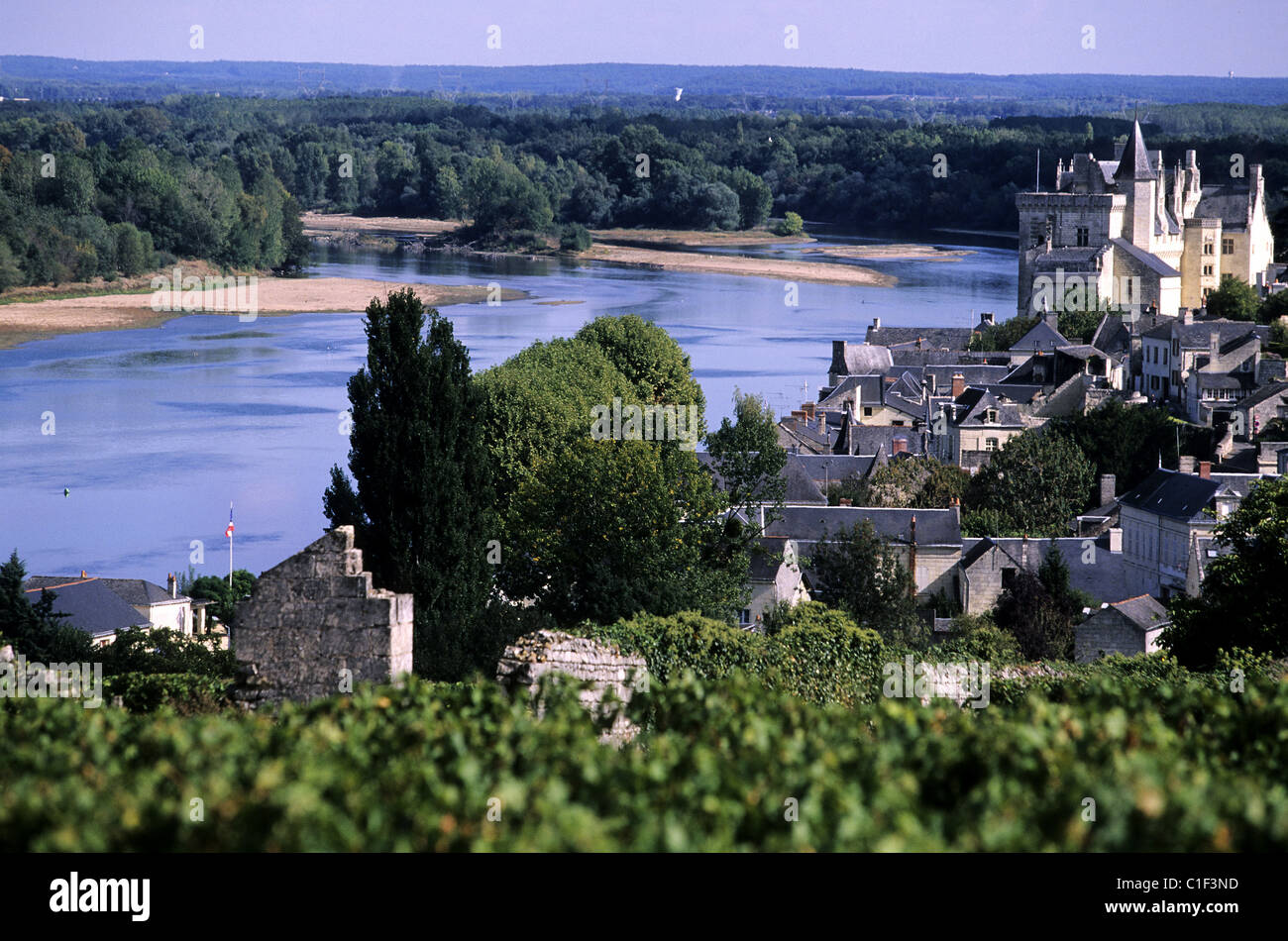 France Maine et Loire Loire Valley Montsoreau labelled Les Plus Beaux
