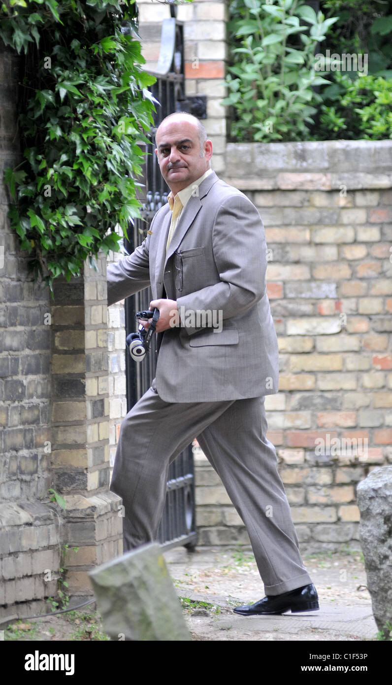 Kevin O'Dowd, brother of Boy Geroge aka Alan O'Dowd leaving the