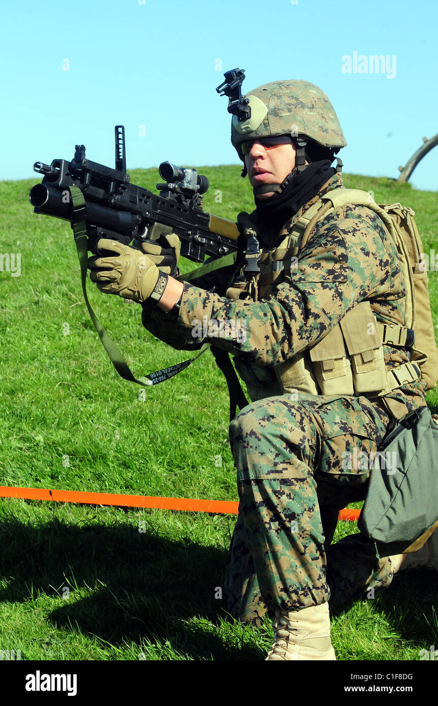 The UGL is manufactured by Heckler & Koch and is fitted to the L85 ...