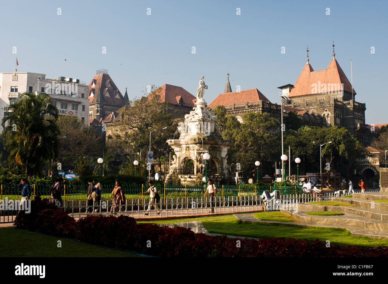 Flora fountain, Mumbai, India Stock Photo