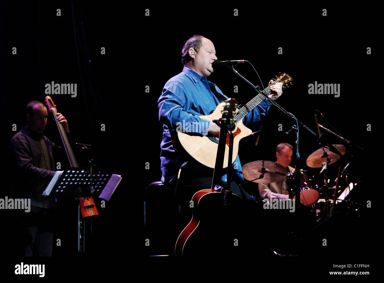 Christopher Cross and his band perform live on stage at the Teatro Gran Rex. Buenos Aires, Argentina - 14.05.09  : .com Stock Photo